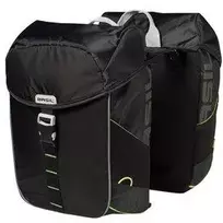 Basil Turistinis krepšys dvigubas MILES DOUBLE BAG 32L, diržas, vandeniui atsparus poliesteris, juoda (NEW) - BAS- 17751
