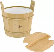 SAWO medinis kubilas su dangčiu, pušis 18 l