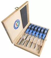 Kirschen Firmer Chisel Set 6 vnt 1108 HK medinėje dėžutėje 1108000