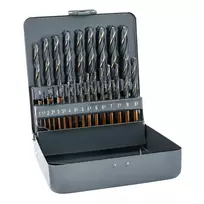 Grąžtas Alpen Metal drill bit set 008103211 HSS 25pcs
