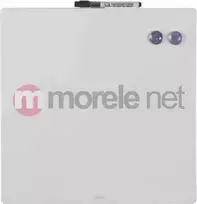 Nobo Kvartetas 36x36 cm, baltas, Magnetinis, drywall (1903802)