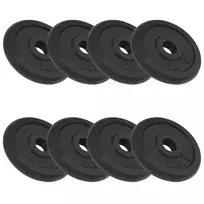 Svoriai, 8vnt., 8x2,5kg, ketus