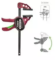Greitos fiksacijos spaustuvai Piher Micro Quick, 2vnt kmpl, 10cm, max 25kg