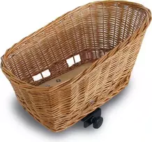 Basil Galinio bagažo krepšys PASSION gyvūnams 45cm SENNA System Clamp Device Wicker Varnhed Natural (BAS-54016)