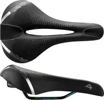 Selle Italia PARDUODAME ITALIA DEVA GEL SUPERFLOW L (id atitikimas - L3) TI 316 Tube 7, fibratek, 285g juodas (NAUJAS)