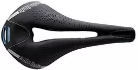 Selle Italia Bike GEL SUPERFLOW L (id rungtynės - L3) TI 316 Tube 7, fibra- tek - Mokka, 320g juoda ir mėlyna (NEW)