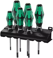 Atsuktuvų komplektas Wera 367/6 TORX HF Kraftform Plus; 6 vnt.