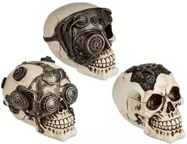 Dekoratyvinė kaukolė "Cyborg Skull"