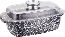 Brytfanka 4,5 l kepimo skarda, pilkas marmuras, Klausberg