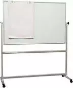 2x3 Rašomoji lenta su stovu, sukama, magnetinė 150x100cm, lakuota