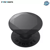 Popsockets 2 Metallic Diamond Juodas 800504 telefono laikiklis ir stovas - premium