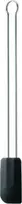 Rosle 26 cm silikono lėkštė grandiklis / RVS juoda