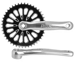 Priekinis žvaigždžių blokas ProX Cruiser Alu 1-speed 44T 170mm sidabrinis
