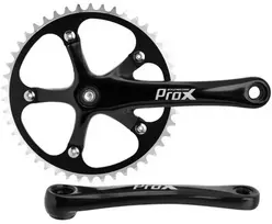 Priekinis žvaigždžių blokas ProX Fix Bike Alu 1-speed 46T 170mm juodas
