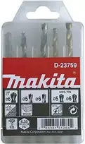 Grąžtas Makita 1/4" Grąžtų komplektas. (Medžiui 5,6 ; Metalui 5,6,8) D-23759