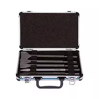Grąžtas Makita D-42379 - Sukamasis kūjis - Grąžtų komplektas - 25 cm - Mūras - SDS Plus - Pilka