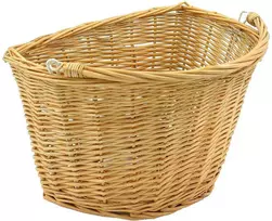 Azimut Acs Krepšelis priekiui Azimut Wicker Hooks Natural 34x26x22cm
