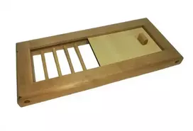 Ventiliacijos grotelės su sklende