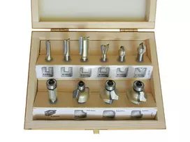 Grąžtas Stanley Frezų rinkinys TCT 10 PCE SET 8mm