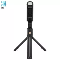 Riff K10-S Universali belaidė asmenukių lazda (išplėsti 70 cm) su trikoju / veidrodžiu / LED lempute / užrakto mygtuku juoda