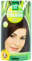 Henna Plus Hairwonder ilgalaikiai plaukų dažai su 9 ekologiškais ekstraktais, spalva šilta ruda 4.45