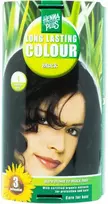 Henna Plus Hairwonder ilgalaikiai plaukų dažai su 9 ekologiškais ekstraktais, spalva juoda 1
