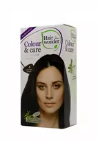 Hair Wonder Hairwonder Colour & Care ilgalaikiai plaukų dažai be amoniako spalva vidutinė ruda 4