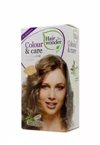 Hair Wonder Hairwonder Colour & Care ilagalaikiai plaukų dažai be amoniako spalva vidutinė blondinė 7