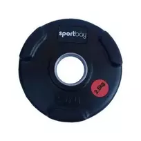 Olimpiniai gumuoti svarmenys Sportbay® (1.25-25kg) (Svoris: 2.5kg)