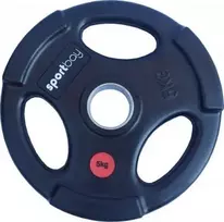 Olimpiniai gumuoti svarmenys Sportbay® (1.25-25kg) (Svoris: 5kg)