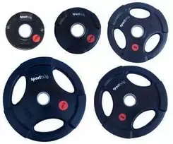 Olimpiniai gumuoti svarmenys Sportbay® (1.25-25kg) (Svoris: 25 kg)