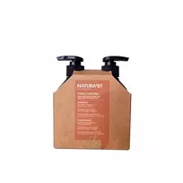 Nepaklusnių plaukų priežiūros rinkinys Rica Natura'rt Frizz Control Šampūnas & Conditioner 250x250ml