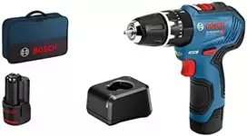 Bosch smūginis suktuvas - gręžtuvas GSB 12V-30 12V 2x2Ah