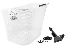 Azimut Acs Krepšelis priekiui Azimut su metaliniu STEM laikikliu 34x25x26cm baltas