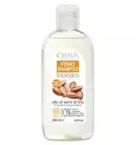 OMIA Ekologiškas šampūnas su linų sėmenų aliejumi, 250 ml