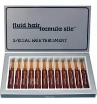 WT METHODE Itin stipraus poveikio ampulės trapiems, nualintiems plaukams FLUID HAIR FORMULA SILK Nr.2, 12x10ml
