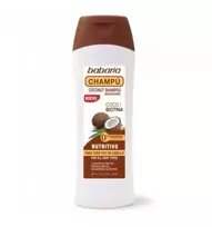 BABARIA Šampūnas maitinamasis su kokosų aliejumi ir biotinu, 400 ml