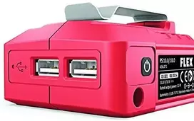 USB adapteris akumuliatoriui FLEX 10,8/18,0V