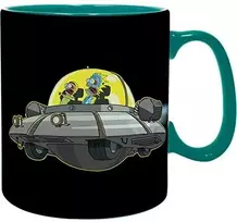 ABYstyle RICK AND MORTY Spaceship puodelis | Reaguojantis į karštį