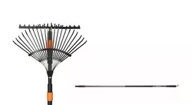 FISKARS UNIVERSALUS GRĖBĖLIS + GRĖBĖLIS VENTILIACIJA + QUIKFIT RANKENA