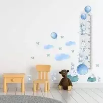Ūgio matuoklė - Kiškiai ir žydri balionai