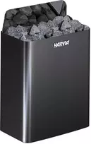 Harvia Oy Elektrinė pirties krosnelė - HARVIA The Wall Juodas Steel SW60E 6 kW