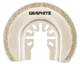 Grąžtas Graphite Pusapvalis diskas 65 mm, HCS, galvanizuota deimanto dulkių danga