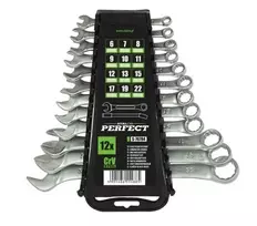 Stalco Perfect Kombinuotų raktų komplektas STALCO 6-22mm
