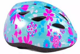 Mpmax Volare - Kids bike helmet XS small 47-51cm - Žalias/Rožinė (825)