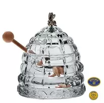 Crystal Bohemia Bohemia krištolinis indas medui 11,8cm