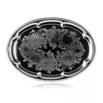 Banquet Padėklas 40,5X29cm metalinis,ovalus