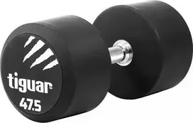 Profesionalus PU svarmuo / hantelis TIGUAR 1–70 kg (Svoris: 47.5kg)