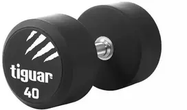 Profesionalus PU svarmuo / hantelis TIGUAR 1–70 kg (Svoris: 40 kg)