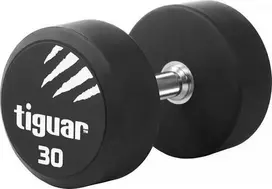 Profesionalus PU svarmuo / hantelis TIGUAR 1–70 kg (Svoris: 30 kg)